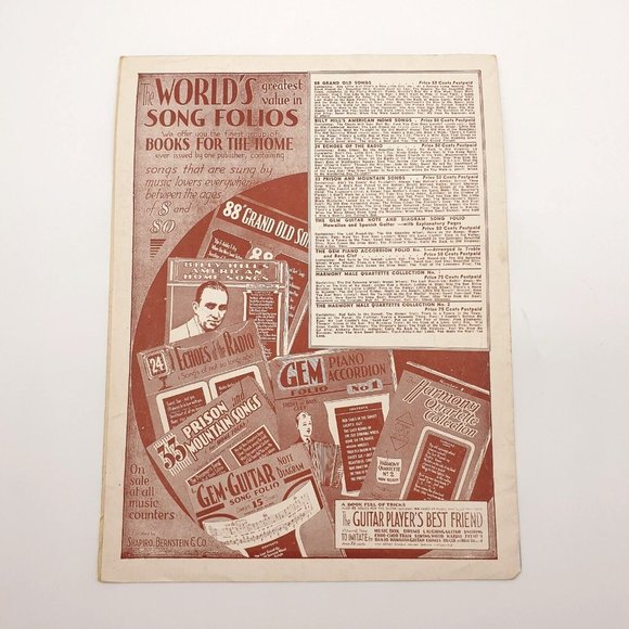 The White Cliffs Of Dover 1941 Vintage Sheet Music Piano Kay Kyser Burton Kent - Picture 4 of 4